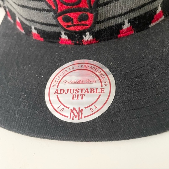 Chicago Bulls Snapback Hat Southwest Aztec Mitchell And Ness Cap - Picture 14 of 16